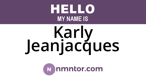 Karly Jeanjacques
