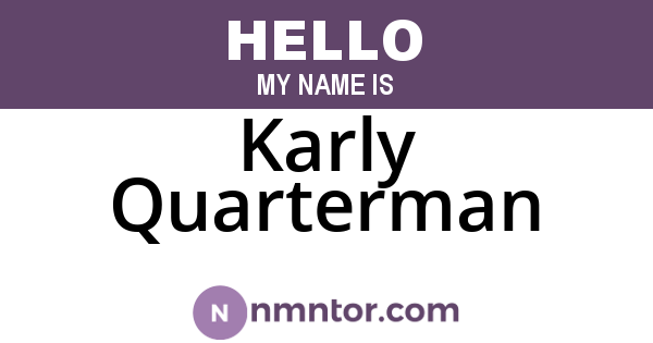 Karly Quarterman