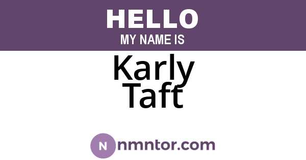 Karly Taft