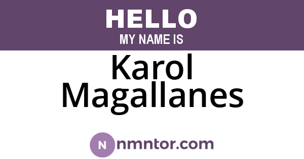 Karol Magallanes