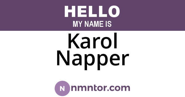 Karol Napper