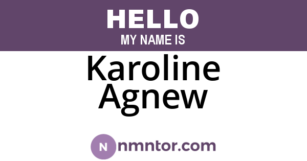 Karoline Agnew