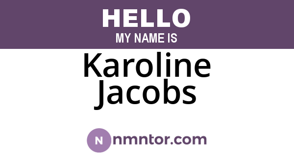 Karoline Jacobs