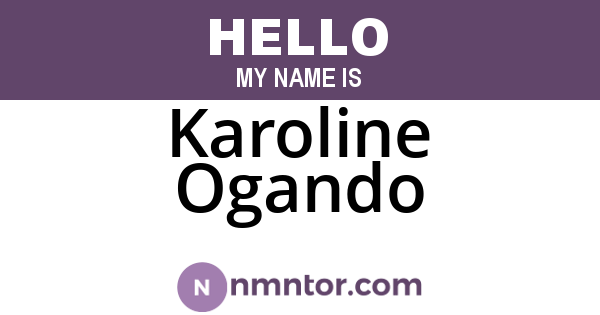 Karoline Ogando