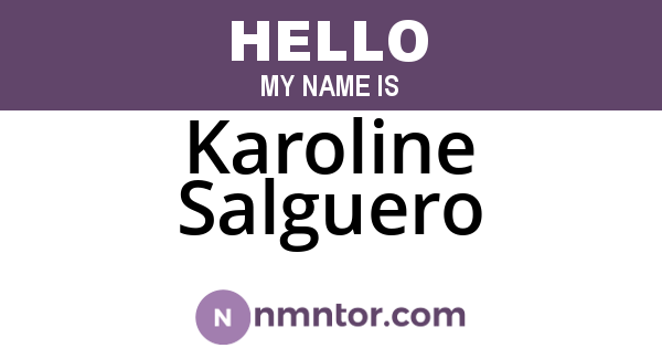 Karoline Salguero