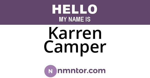 Karren Camper