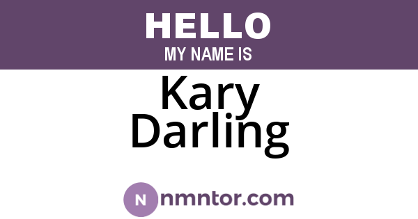 Kary Darling