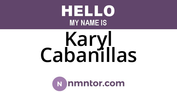 Karyl Cabanillas