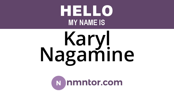 Karyl Nagamine