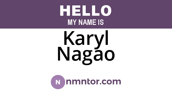 Karyl Nagao
