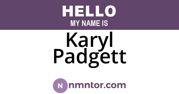 Karyl Padgett