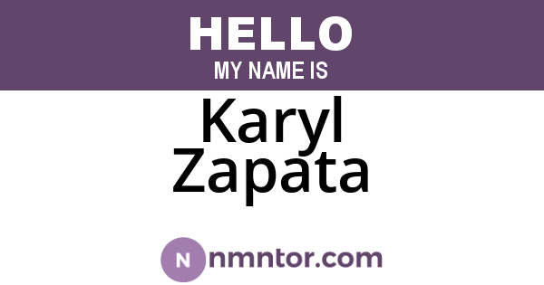 Karyl Zapata