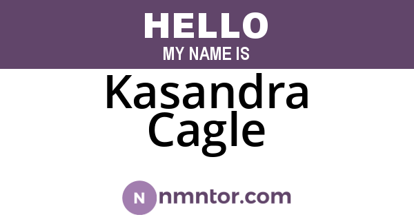 Kasandra Cagle