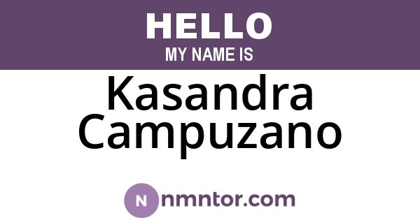 Kasandra Campuzano