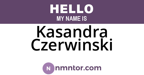 Kasandra Czerwinski