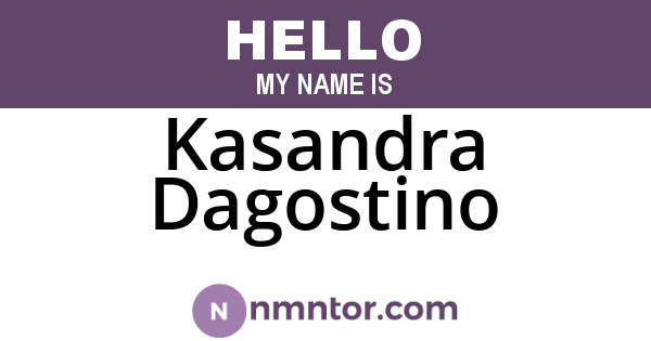 Kasandra Dagostino