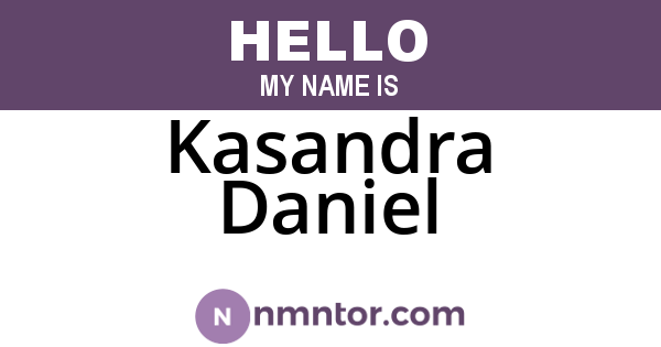 Kasandra Daniel