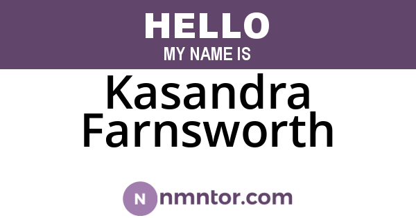 Kasandra Farnsworth