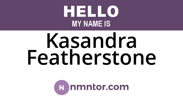 Kasandra Featherstone