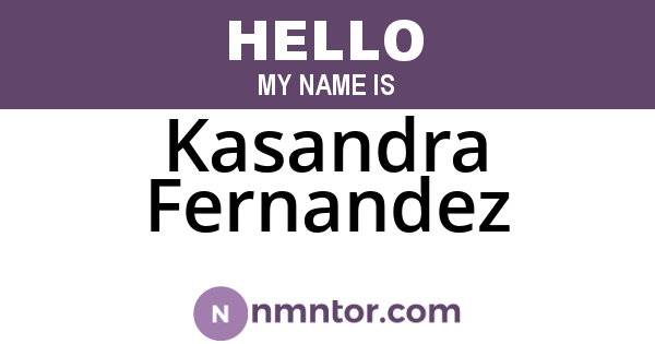 Kasandra Fernandez