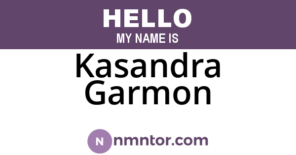 Kasandra Garmon
