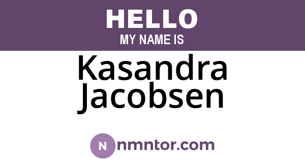 Kasandra Jacobsen