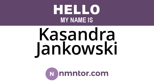 Kasandra Jankowski
