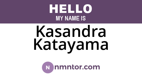 Kasandra Katayama