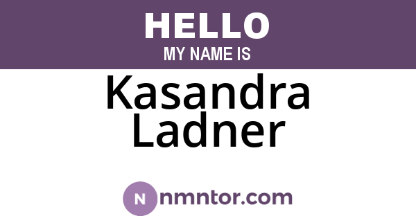 Kasandra Ladner