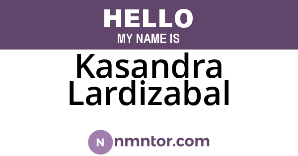 Kasandra Lardizabal