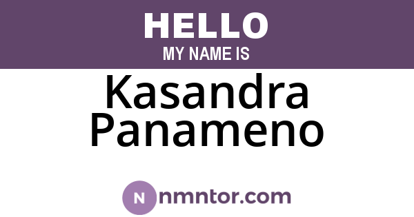 Kasandra Panameno