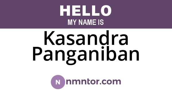 Kasandra Panganiban