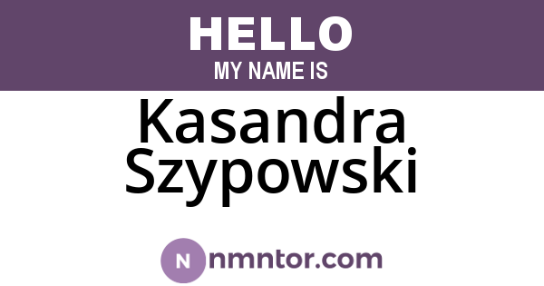 Kasandra Szypowski