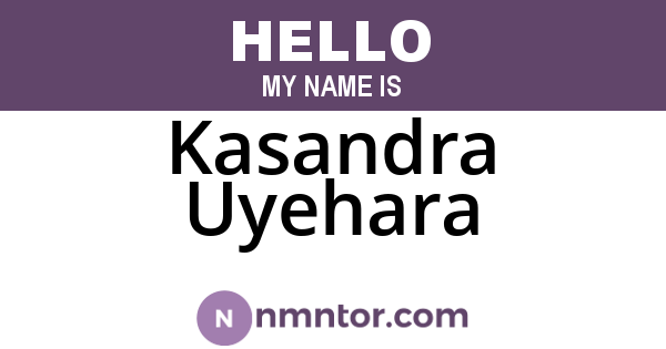 Kasandra Uyehara