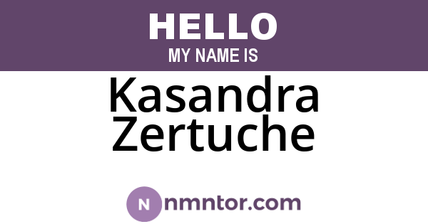 Kasandra Zertuche