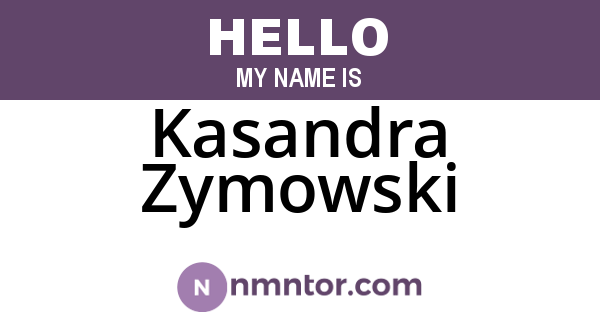 Kasandra Zymowski