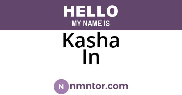 Kasha In