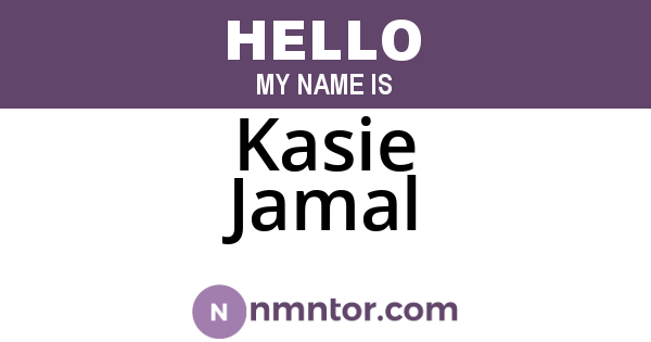 Kasie Jamal