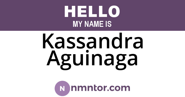 Kassandra Aguinaga
