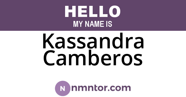 Kassandra Camberos