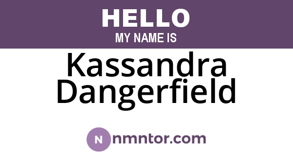 Kassandra Dangerfield