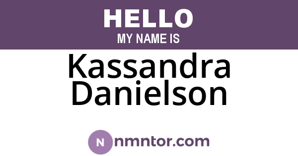 Kassandra Danielson