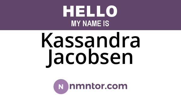 Kassandra Jacobsen