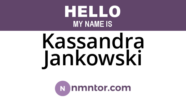 Kassandra Jankowski