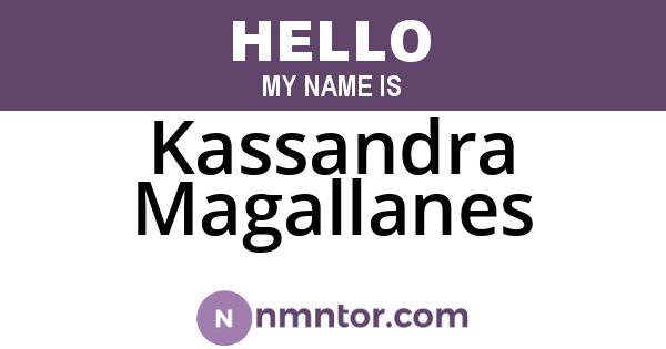 Kassandra Magallanes