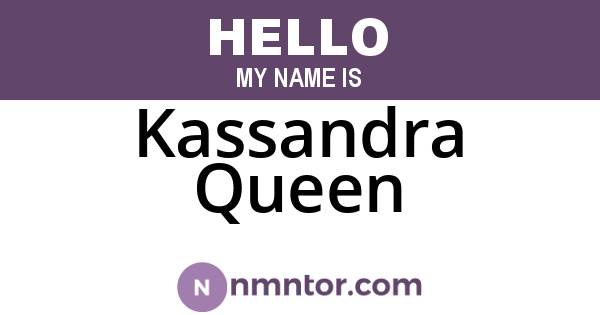 Kassandra Queen