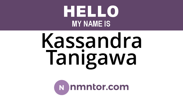 Kassandra Tanigawa
