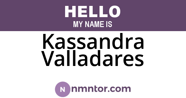 Kassandra Valladares