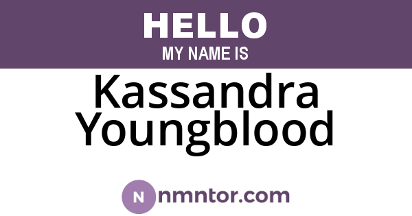 Kassandra Youngblood