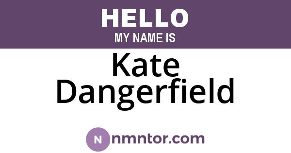 Kate Dangerfield